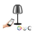 Eglo Tischlampe Alfero-Z Stahl Schwarz 7.7W 1000lm - 827-865 Abstimmbares Weiß + RGB | IP20 - Zigbee Dimmbar