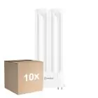Mehrfachpackung 10x Ledvance DULUX-F LED 8W - 840 Kaltweiß | 4-Pins - Ersatz Für 18W