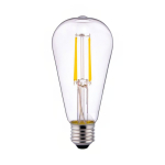 LED E27 Birne Fadenlampe Klar 4W 470lm - 827 | Ersatz für 40W