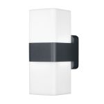 Ledvance Smart+ Wifi Applique Murale Gris Up & Down - Extérieur - 13.5W 950lm - 830  | RGBW - Dimmable