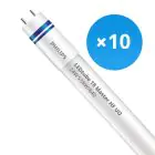 Lot 10x Philips Tube LED T8 MASTER (HF) Ultra Output 24W 3700lm - 840 Blanc Froid | 150cm - Dimmable - Équivalent 58W