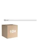 Lot 10x Philips MASTER LED T8 (EM/Direct 230V) Ultra Output 13.5W 2500lm - 840 Blanc Froid | 120cm - Remplacement 36W